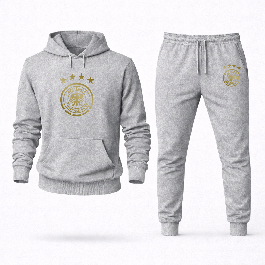 Men's Germany Soccer Logo Hoodie Joggers Set