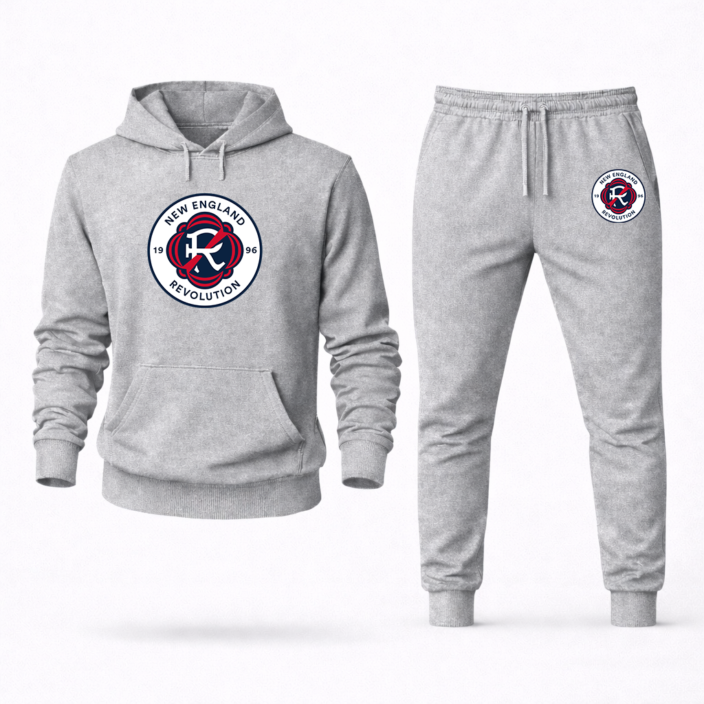 Men's New England Revolution FC Hoodie Joggers Set