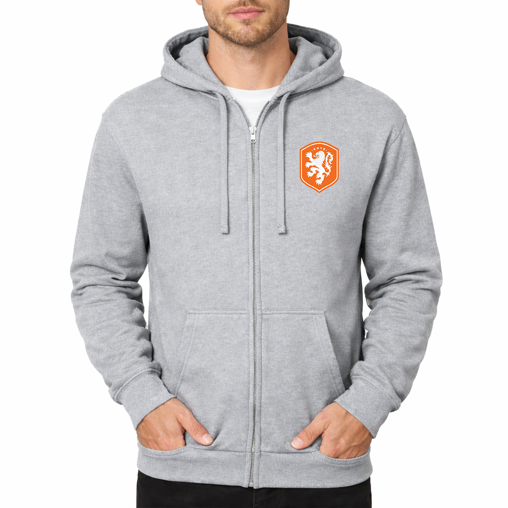 Men's Netherlands National Soccer Team Zipper Hoodie