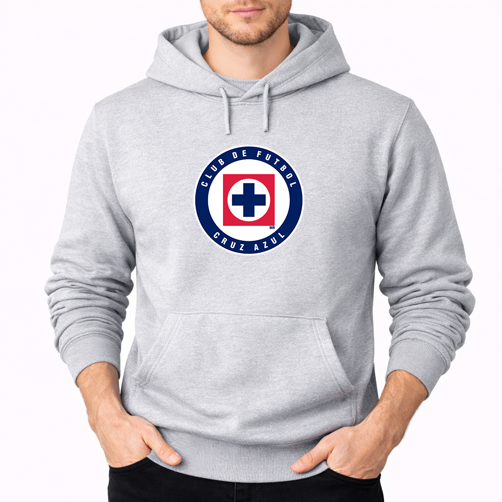 Men's Cruz Azul Football Club Pullover Hoodie