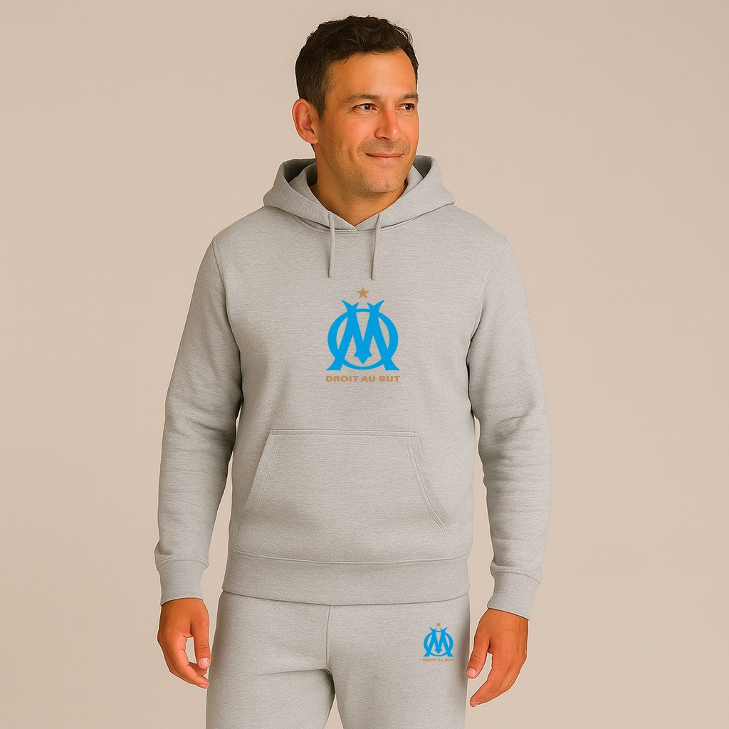 Men's Olympique de Marseille FC Hoodie Joggers Set