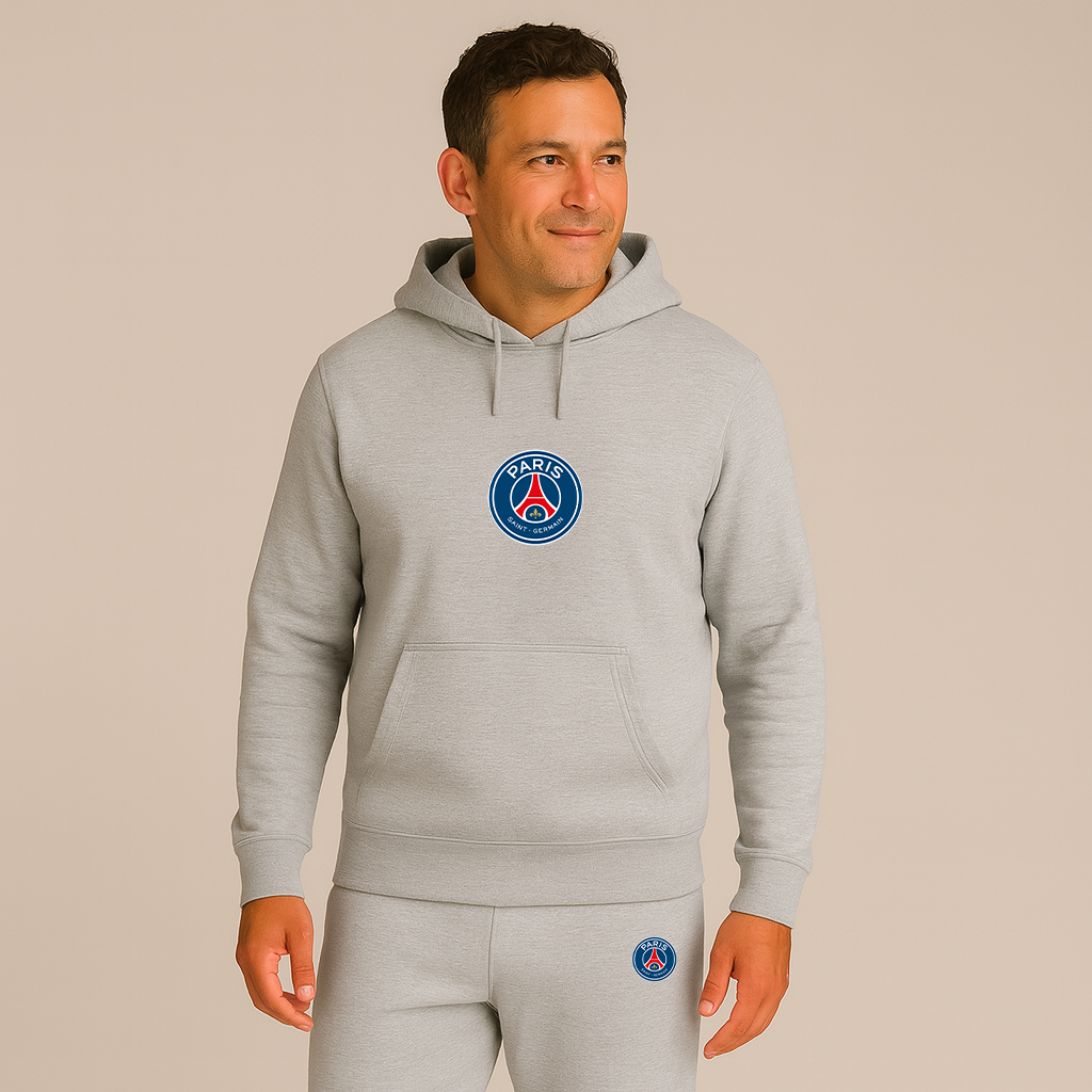 Men’s Paris-Saint Germain Soccer Logo Hoodie Joggers Set