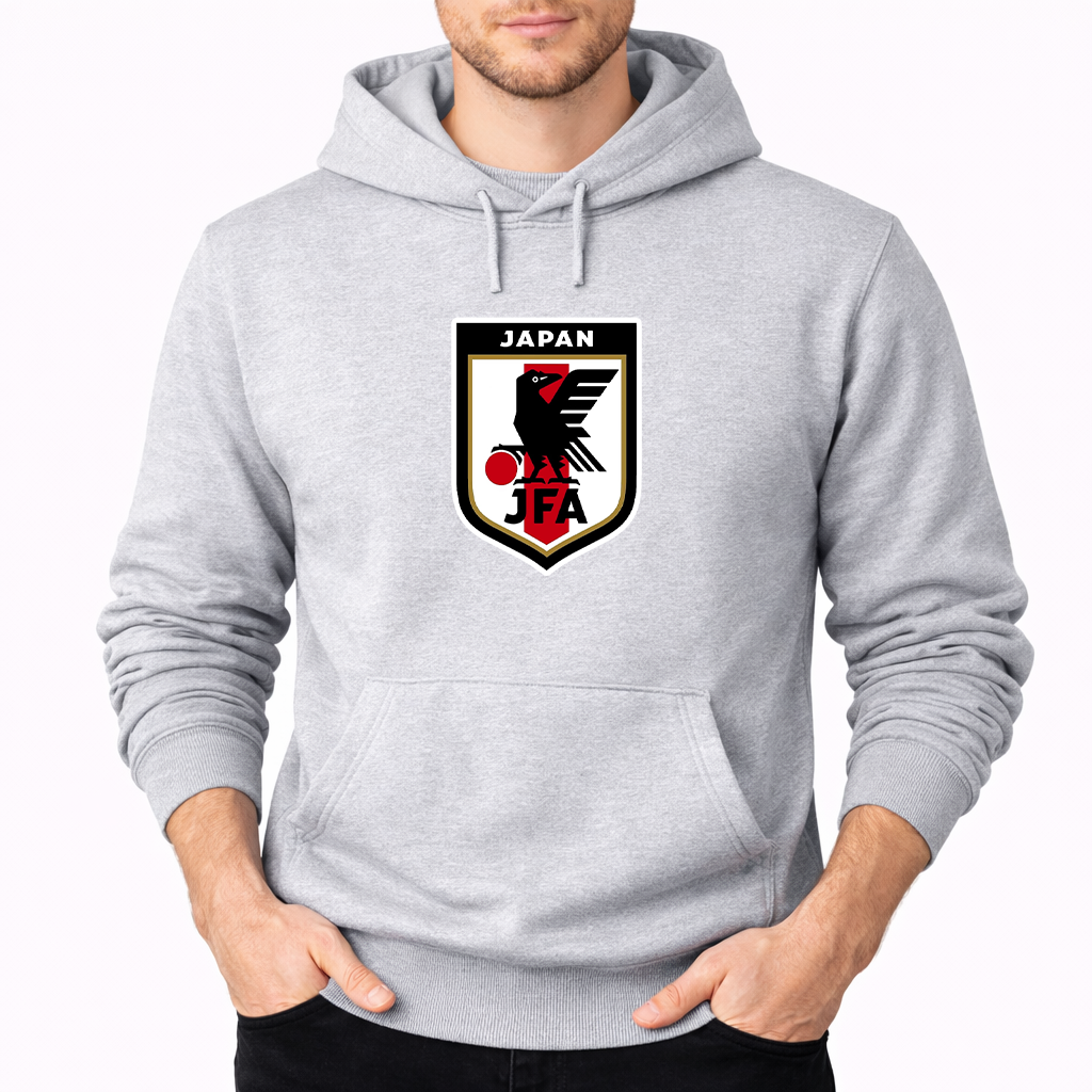 Men's Japan National Soccer Team Pullover Hoodie