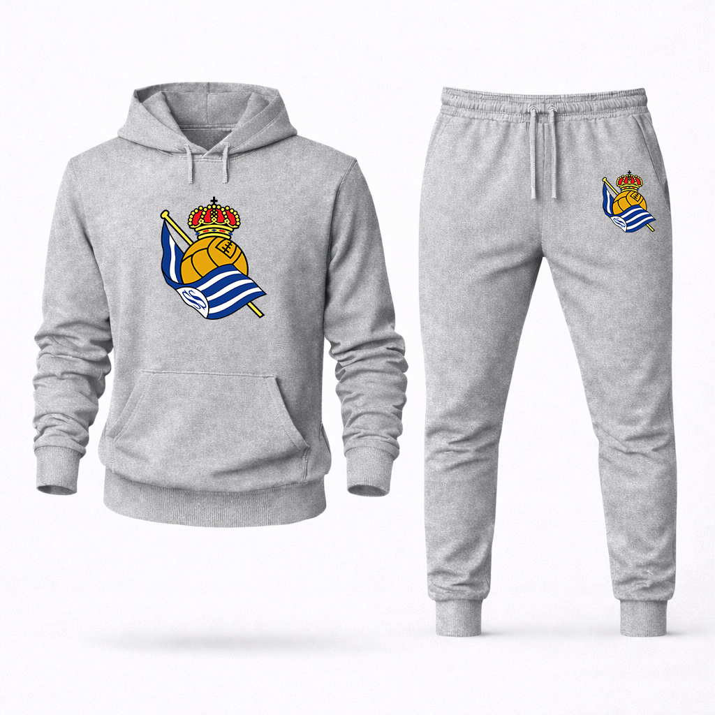 Men's Real Sociedad FC Hoodie Joggers Set