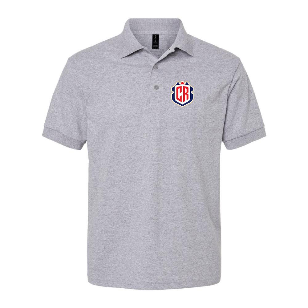 Men's Costa Rica National Soccer Team Dry Blend Polo