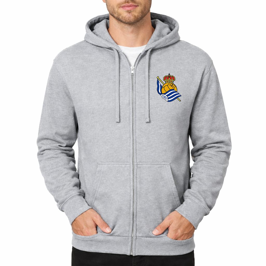 Men's Real Sociedad FC Zipper Hoodie