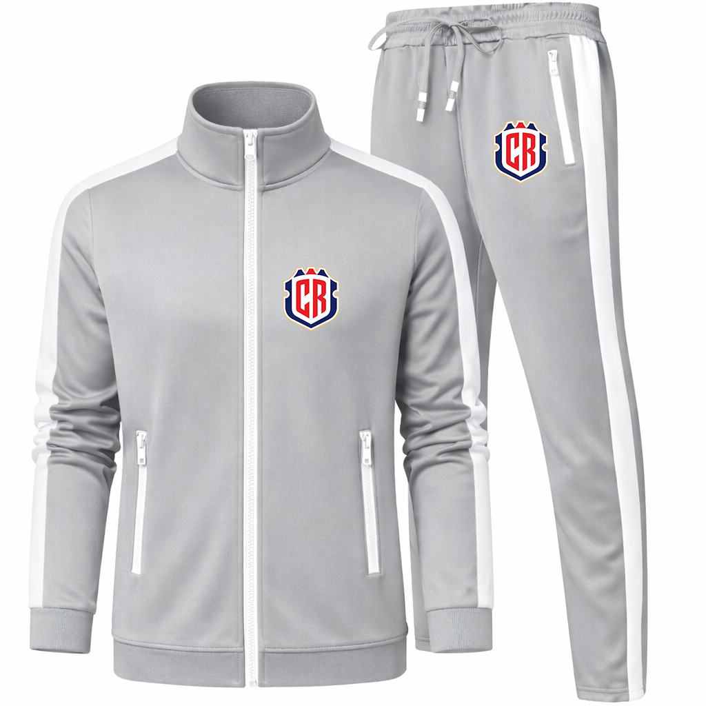 Men's Costa Rica National Soccer Team Dri-Fit TrackSuit