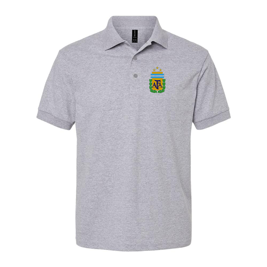Men's Argentina National Soccer Team Dry Blend Polo