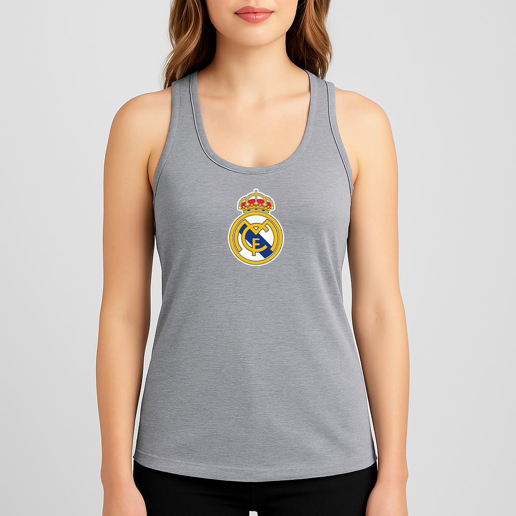 Women's Real Madrid Soccer Racerback Tank Top