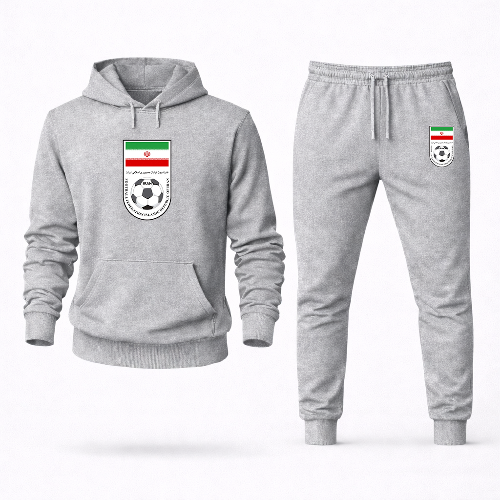 Men's Iran National Soccer Team Hoodie Joggers Set