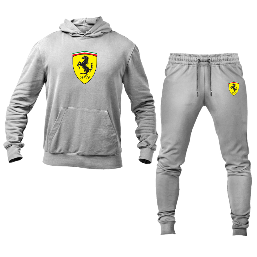 Men’s Ferrari Motorsport Car Hoodie Joggers Set