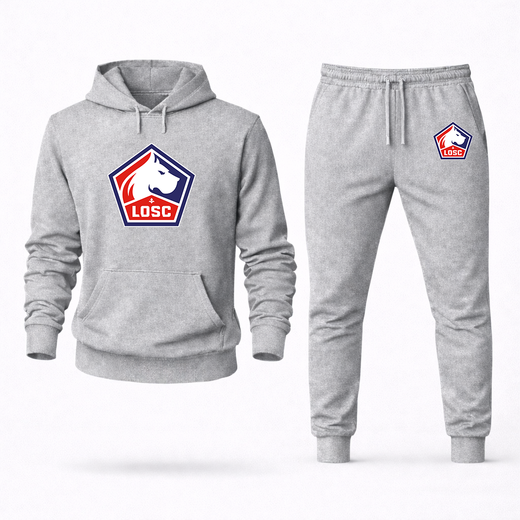 Men's Lille Olympique FC Hoodie Joggers Set