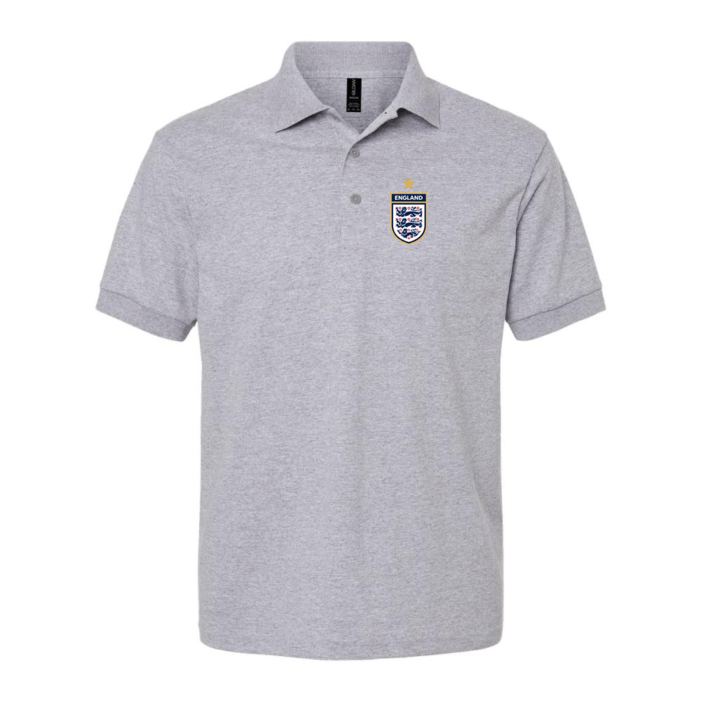 Men's England National Soccer Team Dry Blend Polo
