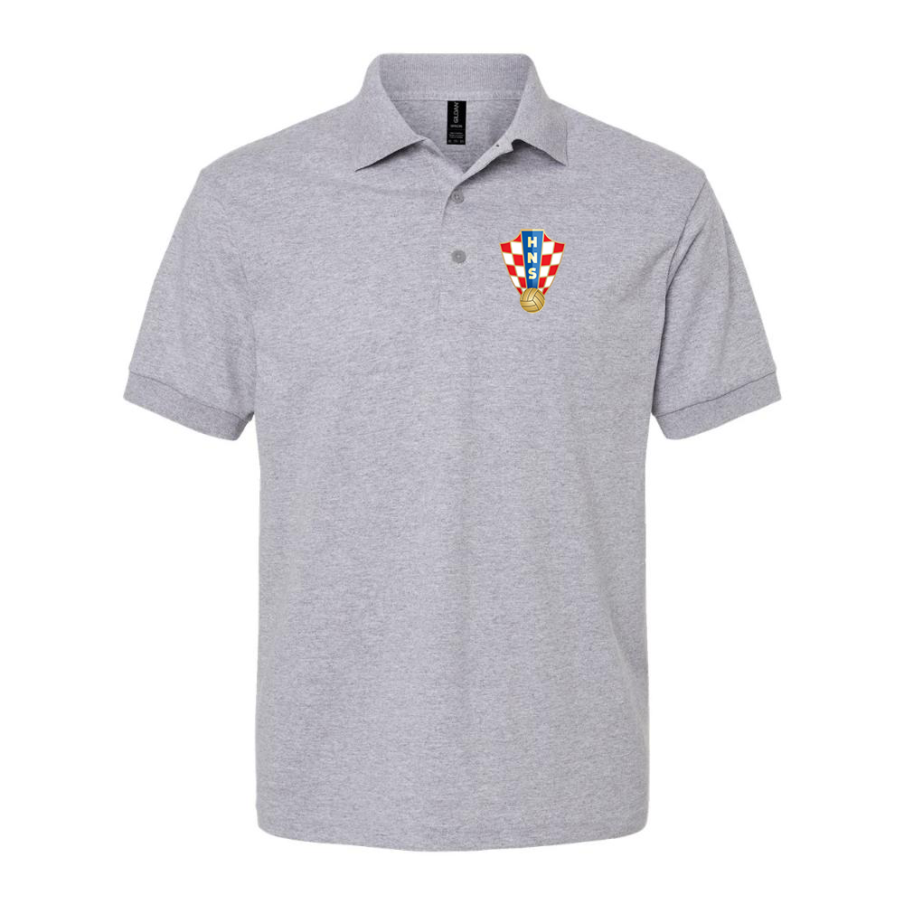 Men's Croatia National Soccer Team Dry Blend Polo