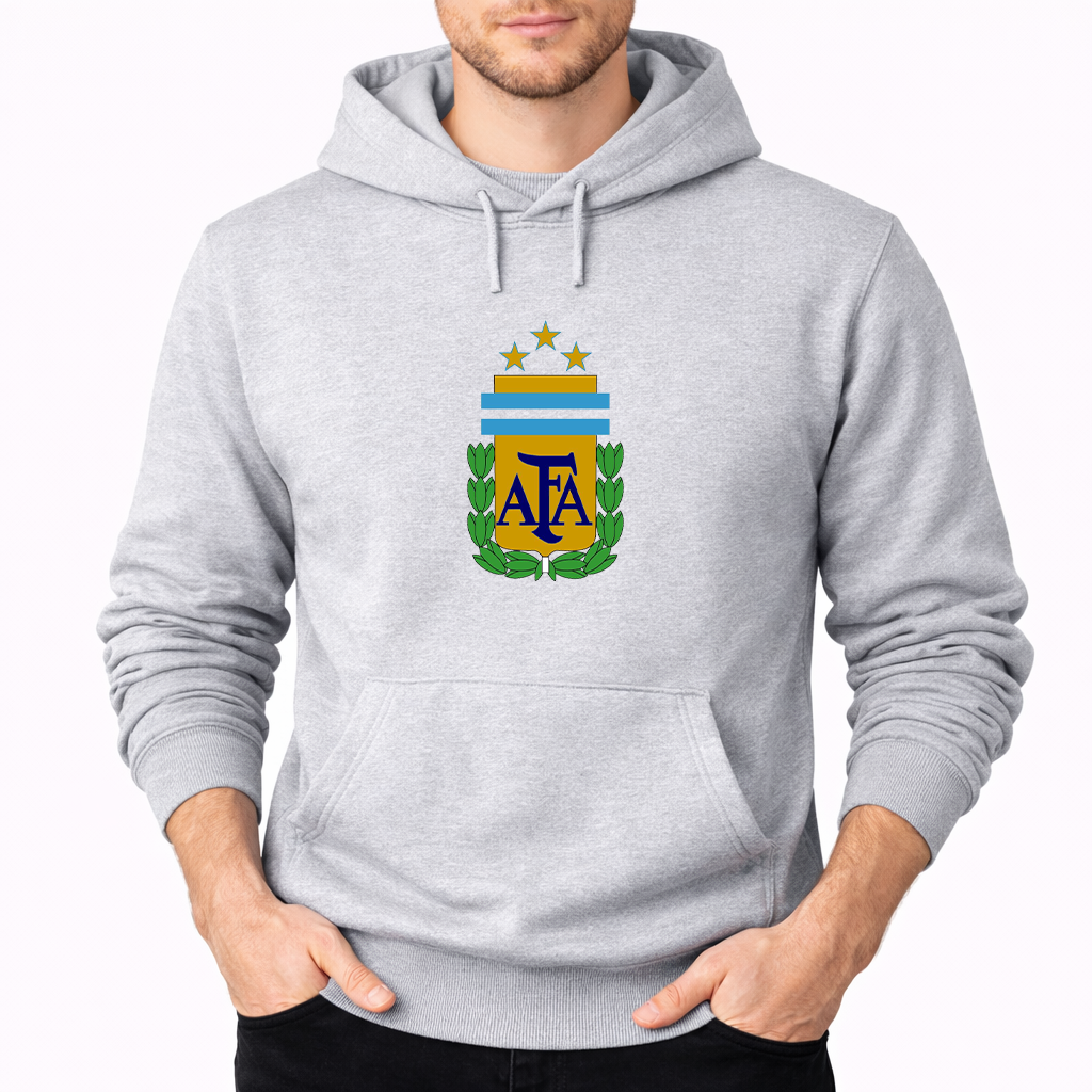 Men's Argentina National Soccer Team Pullover Hoodie