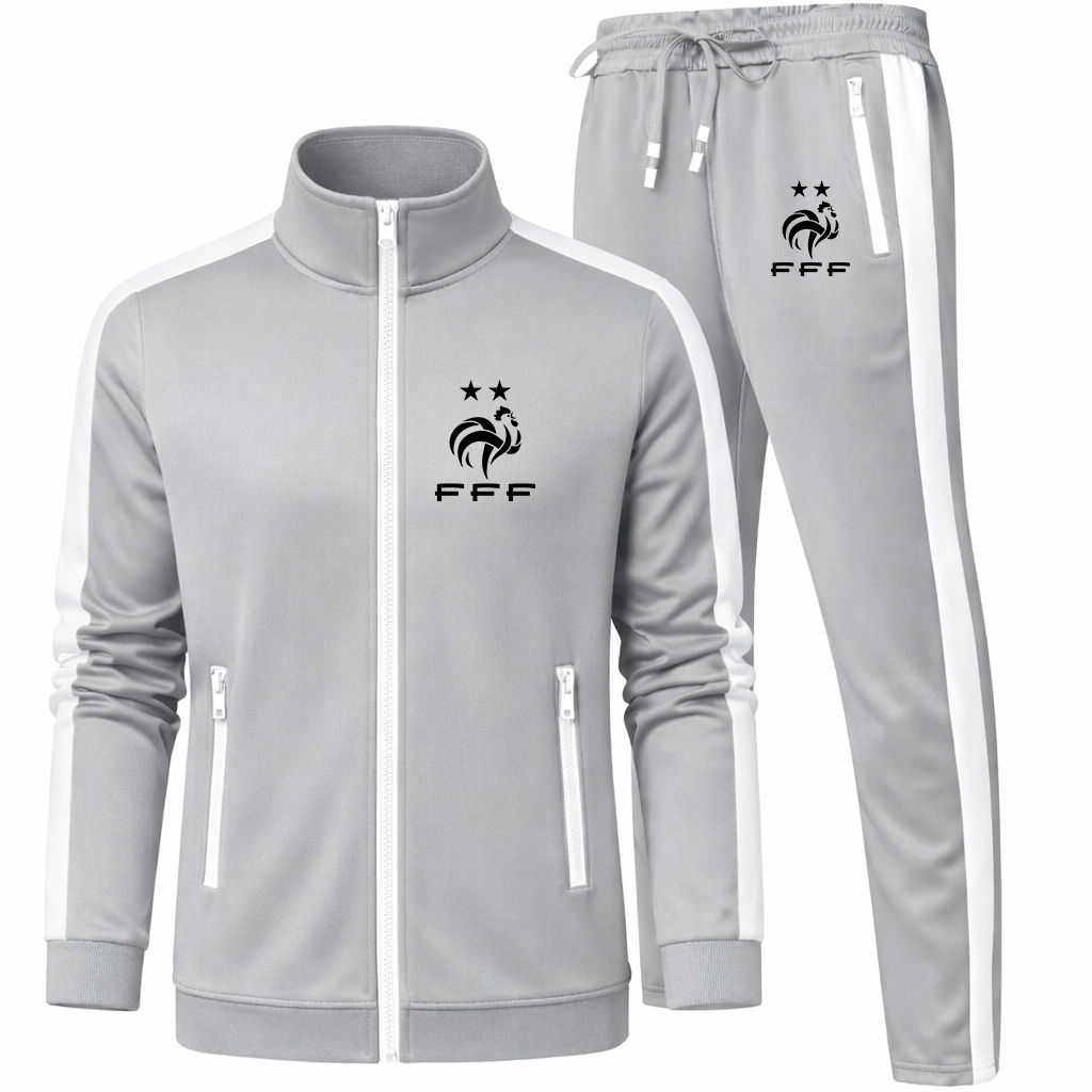 Men's France Soccer Logo Dri-Fit TrackSuit