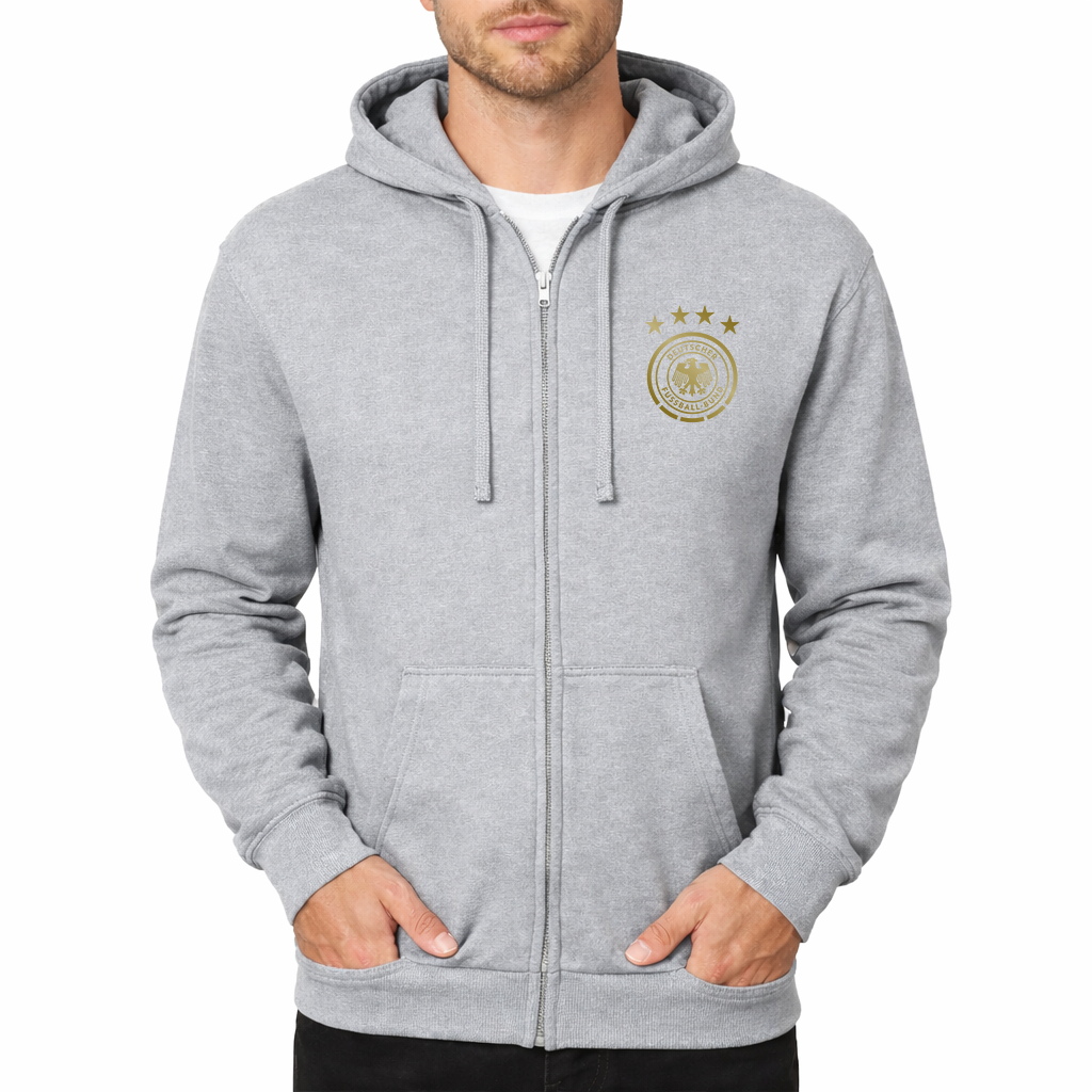 Men's Germany Soccer Zipper Hoodie