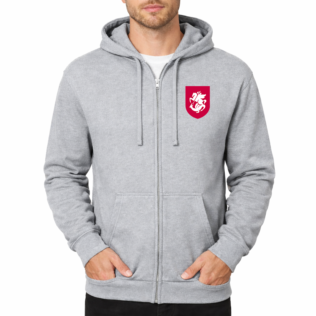 Men's Georgia National Soccer Team Zipper Hoodie