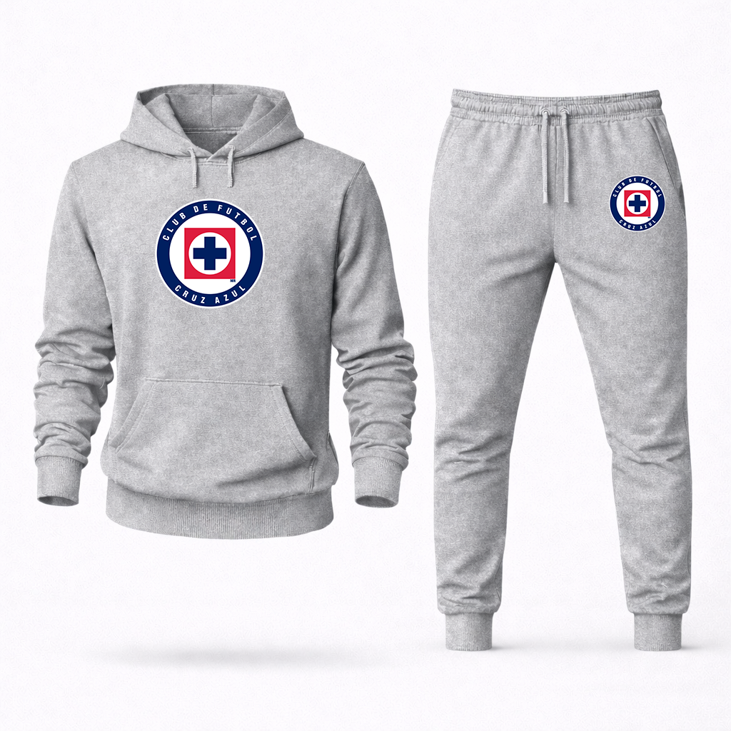 Men's Cruz Azul Football Club Hoodie Joggers Set
