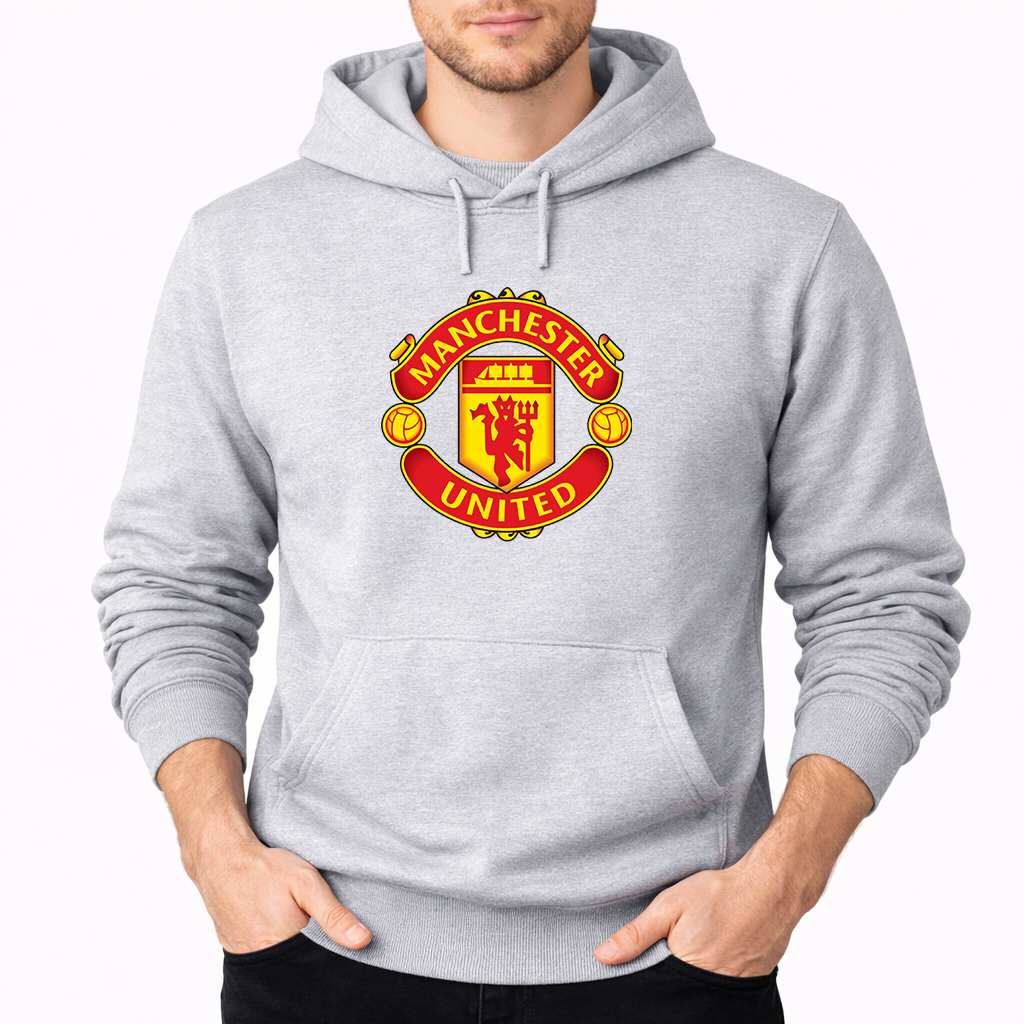 Men’s Manchester United Soccer Pullover Hoodie