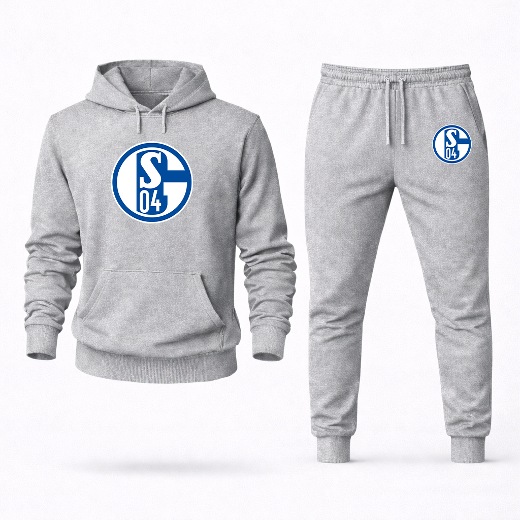 Men's Schalke 04 FC Hoodie Joggers Set
