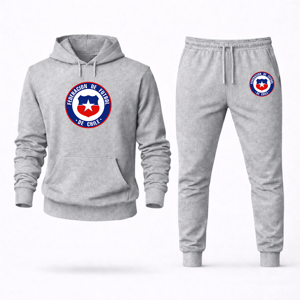 Men's Chile National Soccer Team  Hoodie Joggers Set