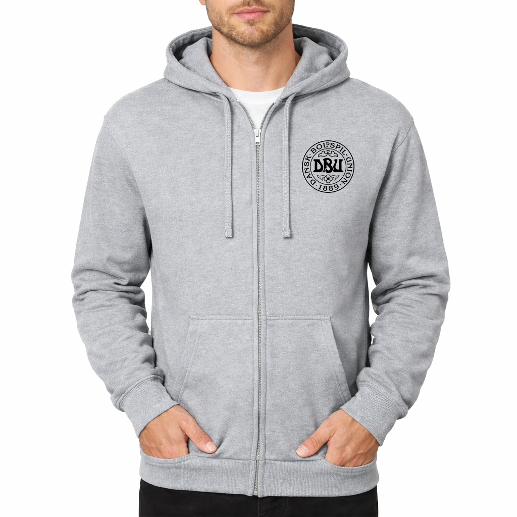 Men's Denmark Soccer Zipper Hoodie