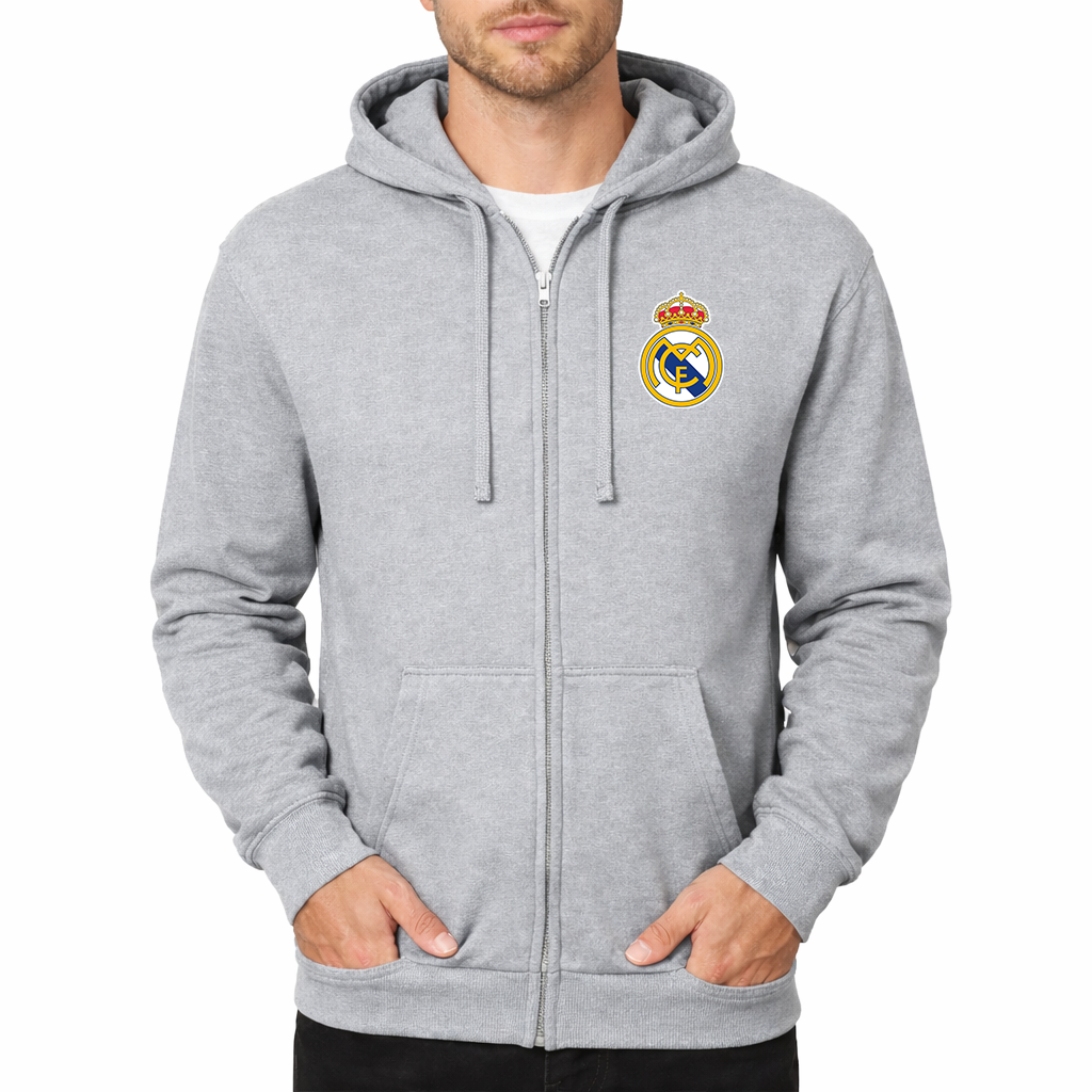 Men’s Real Madrid Soccer Zipper Hoodie