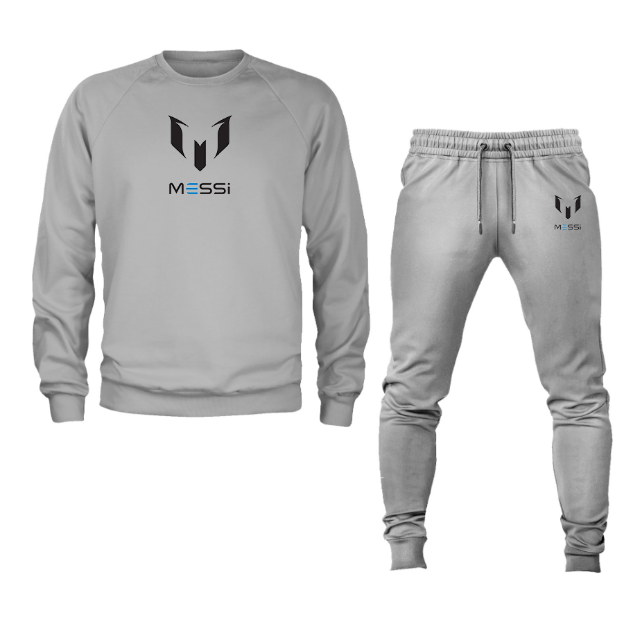 Men's Lionel Messi Air Messi Soccer Logo Crewneck Sweatshirt Joggers Suit