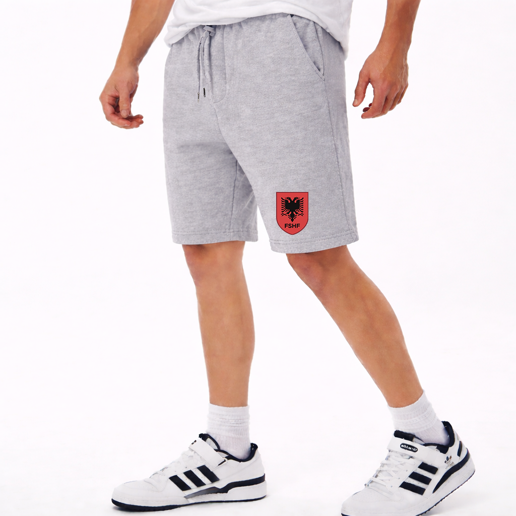 Men's Albania National Soccer Team Athletic Fleece Shorts