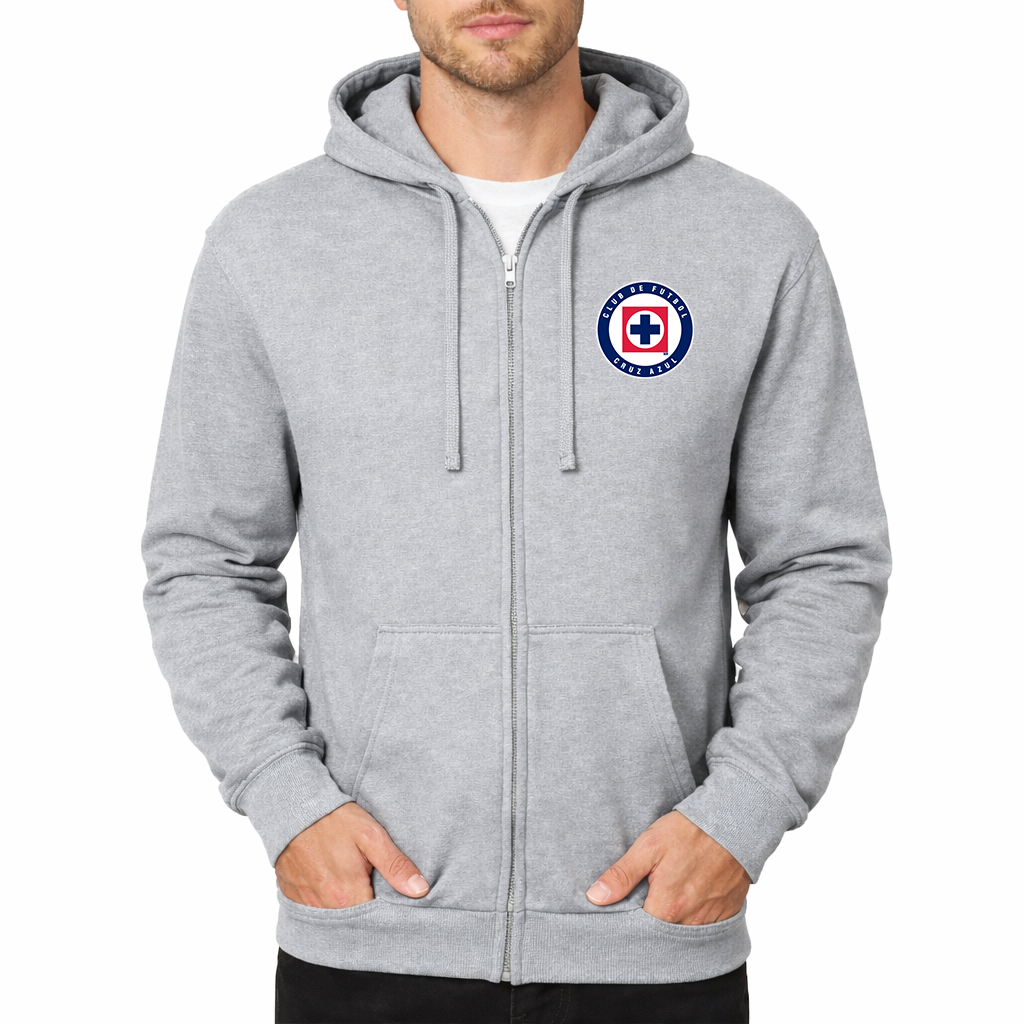 Men's Cruz Azul Football Club Zipper Hoodie