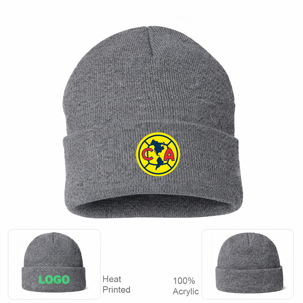 Club America Football Beanie Hat