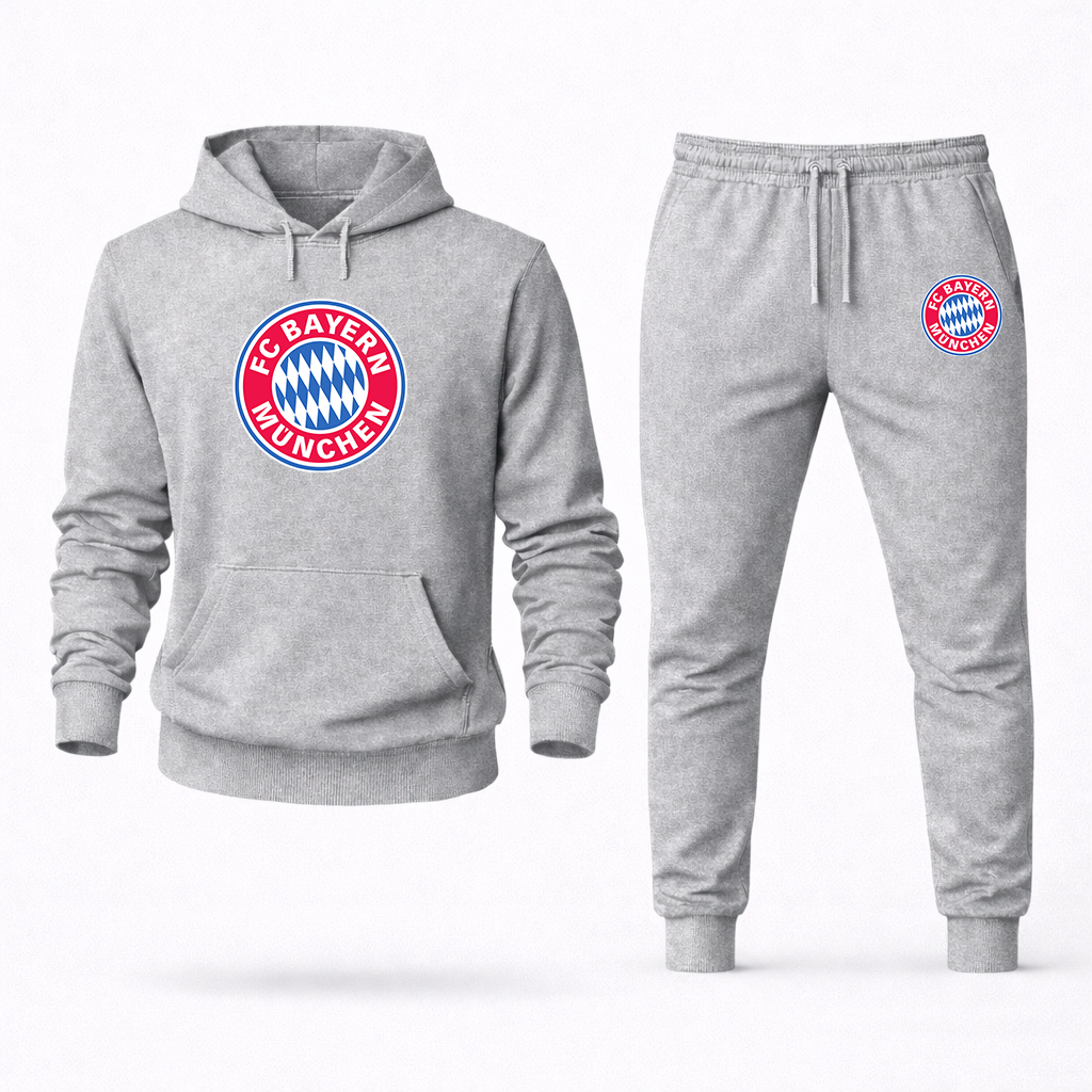 Men's F.C. Bayern Munchen Soccer Logo Hoodie Joggers Set