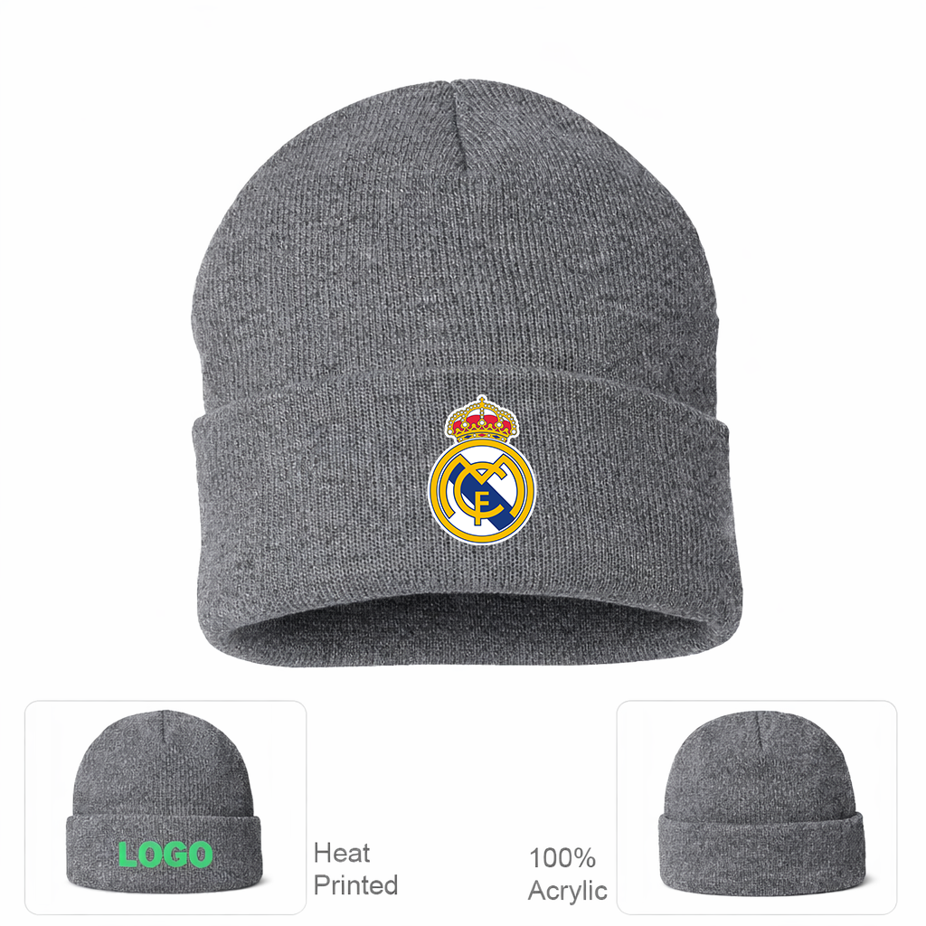 Real Madrid Soccer Beanie Hat