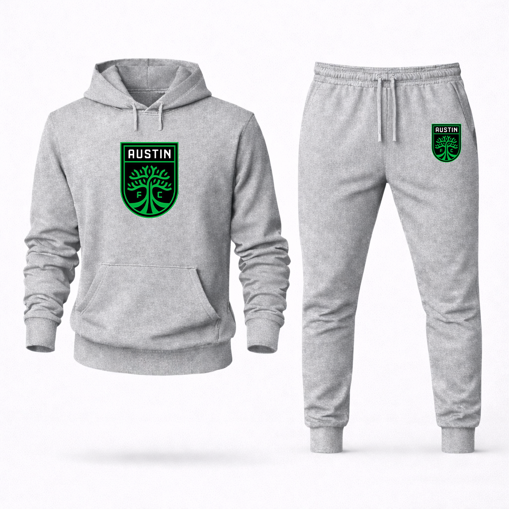 Men's Austin FC Logo Hoodie Joggers Set