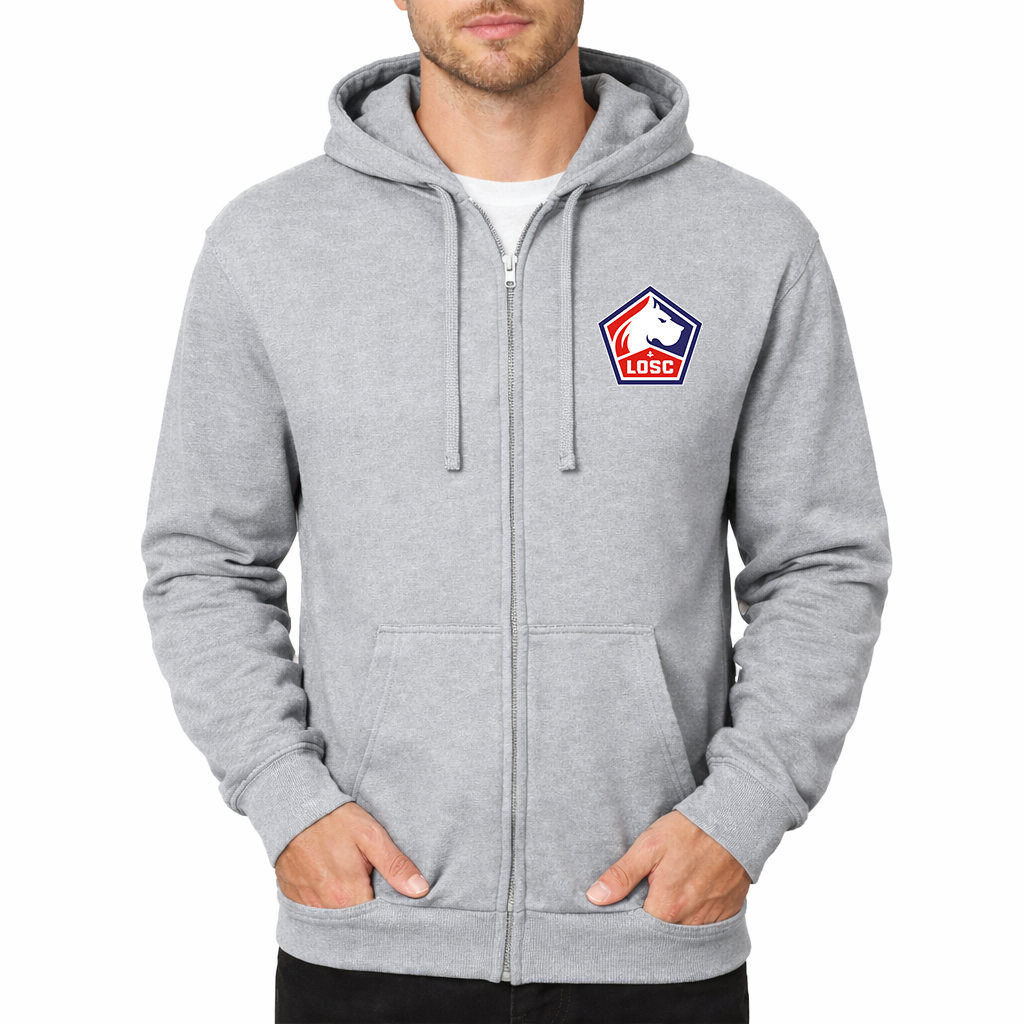 Men's Lille Olympique FC Zipper Hoodie