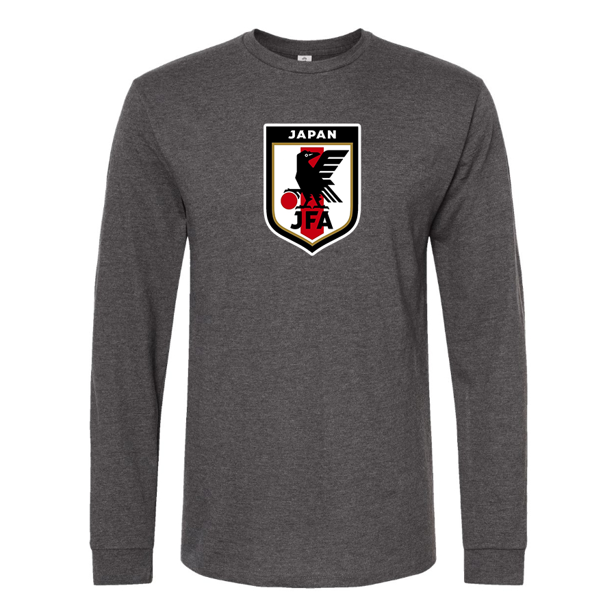 Men's Japan National Soccer Team Long Sleeve T-Shirt