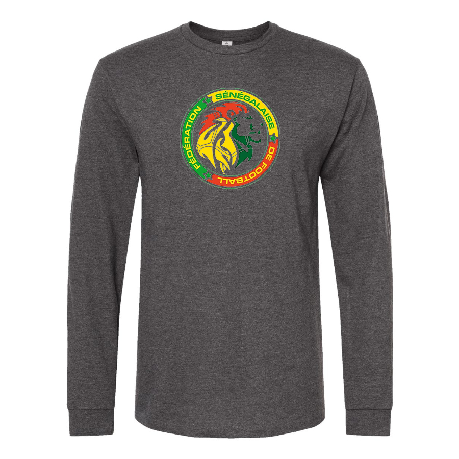 Men's Senegal National Soccer Team Long Sleeve T-Shirt