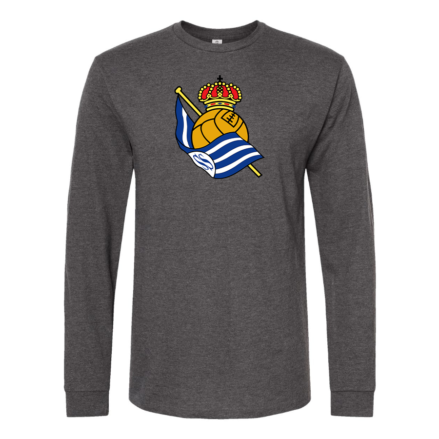 Men's Real Sociedad FC Long Sleeve T-Shirt