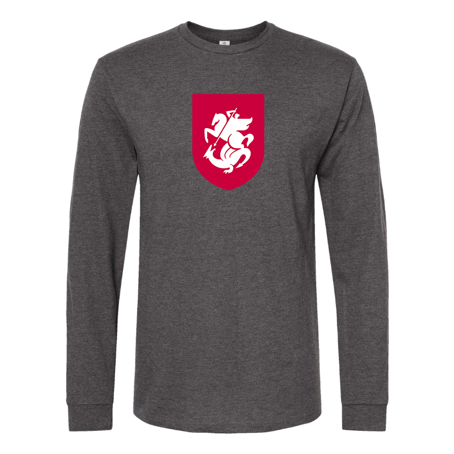 Men's Georgia National Soccer Team Long Sleeve T-Shirt