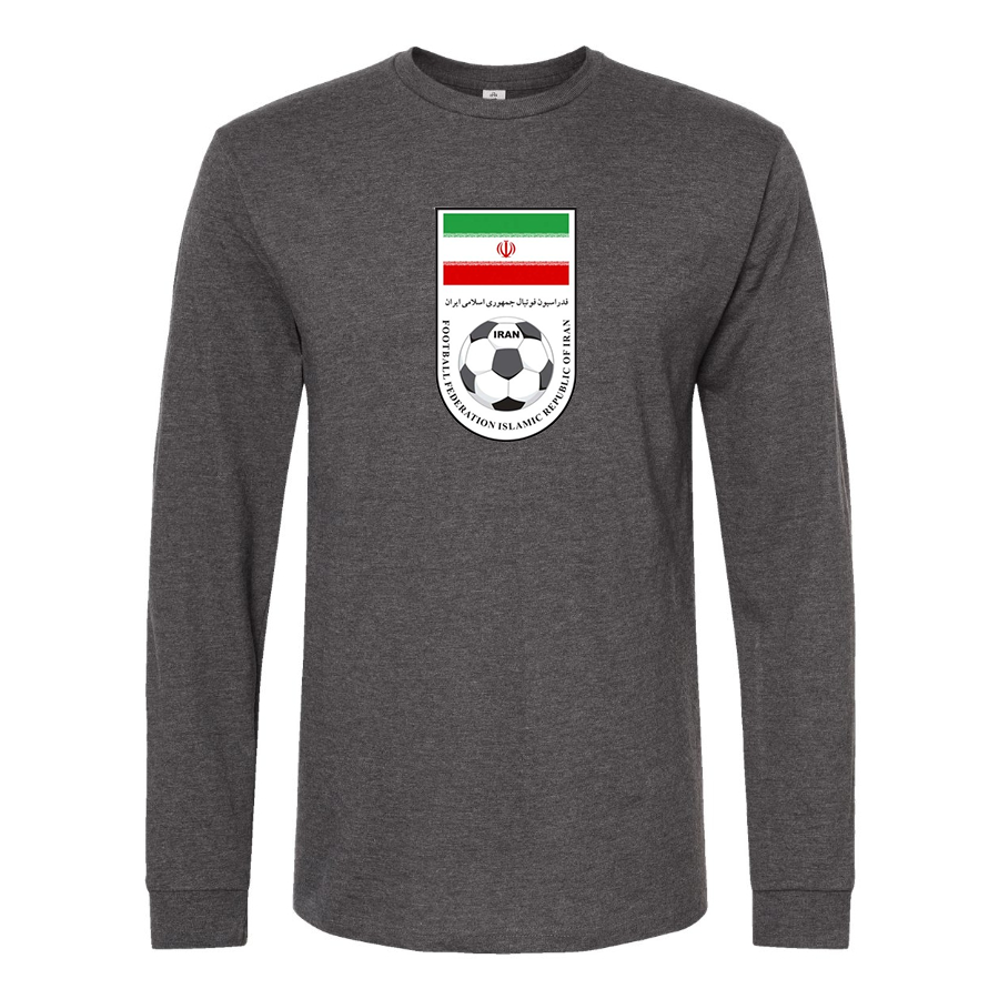 Men's Iran National Soccer Team Long Sleeve T-Shirt