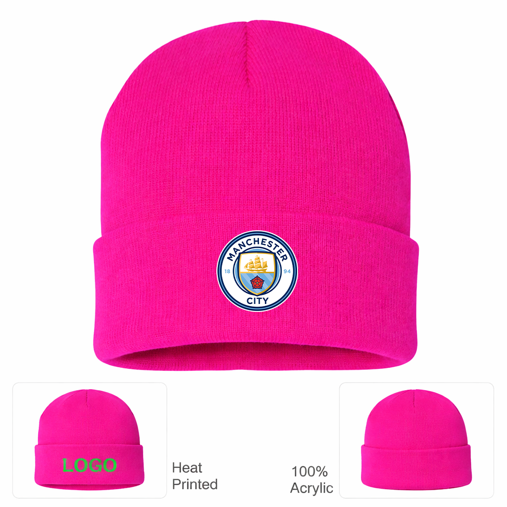 Manchester City Soccer Beanie Hat
