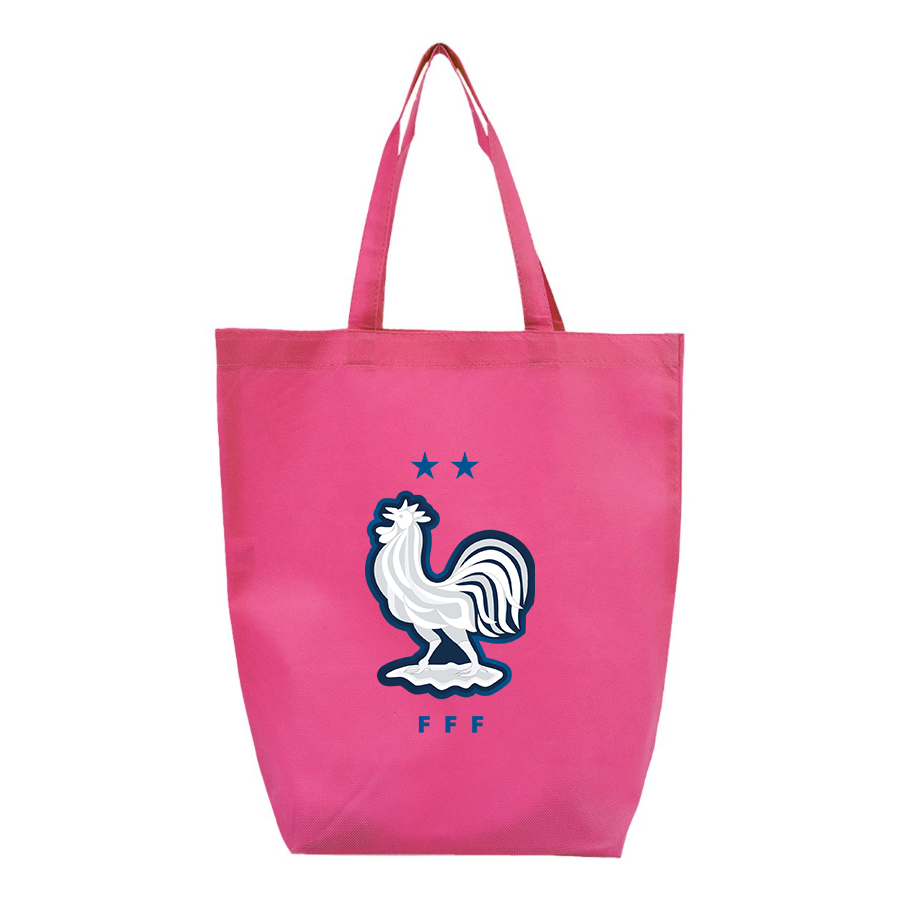 France National Soccer Team - Q-Tees - Non-Woven Gusset Bottom Tote - Q1251