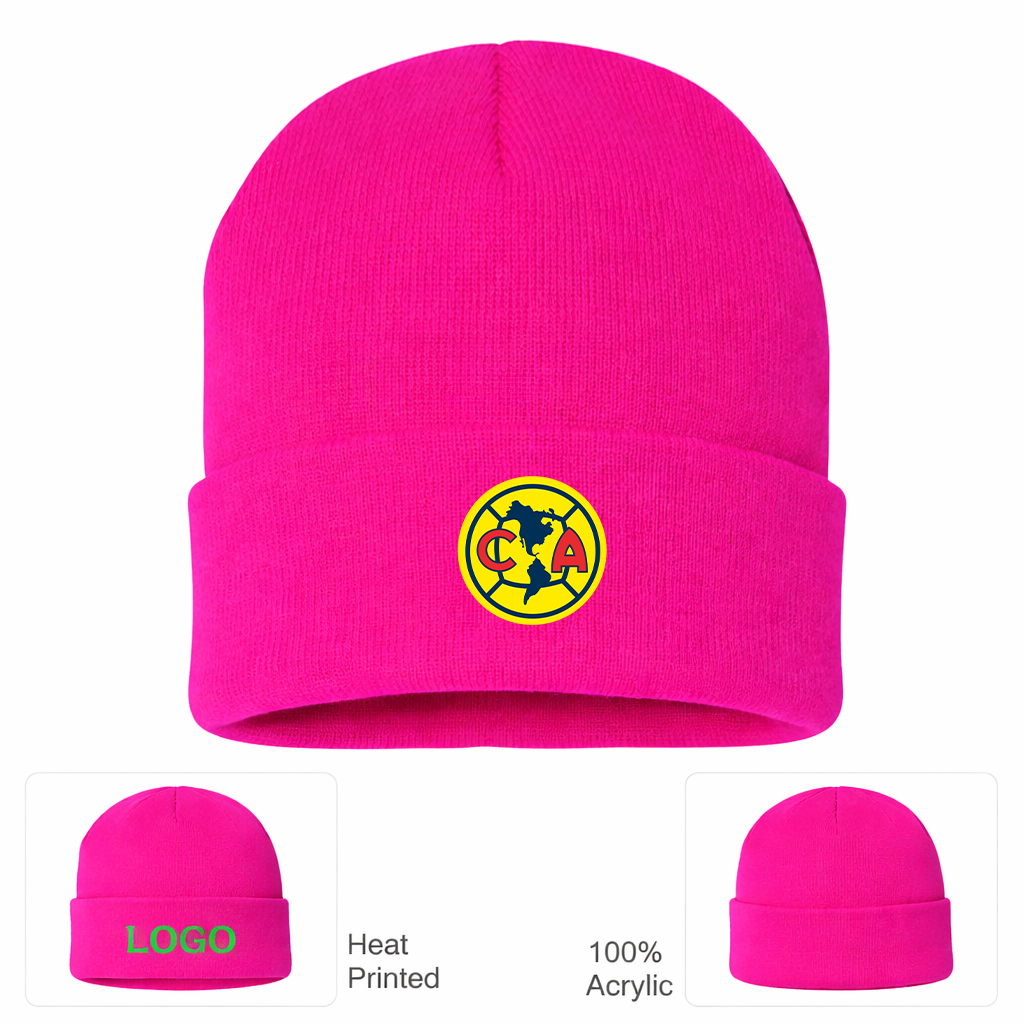 Club America Football Beanie Hat