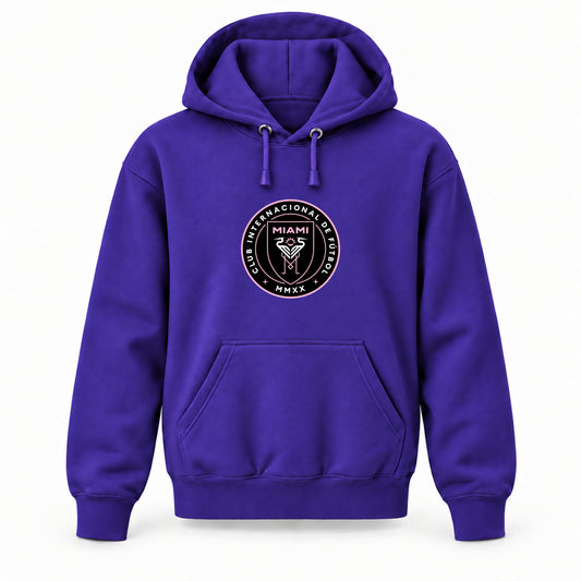 Inter Miami FC - Youth Large Hoodie (Ages 10–12) | Color: Purple