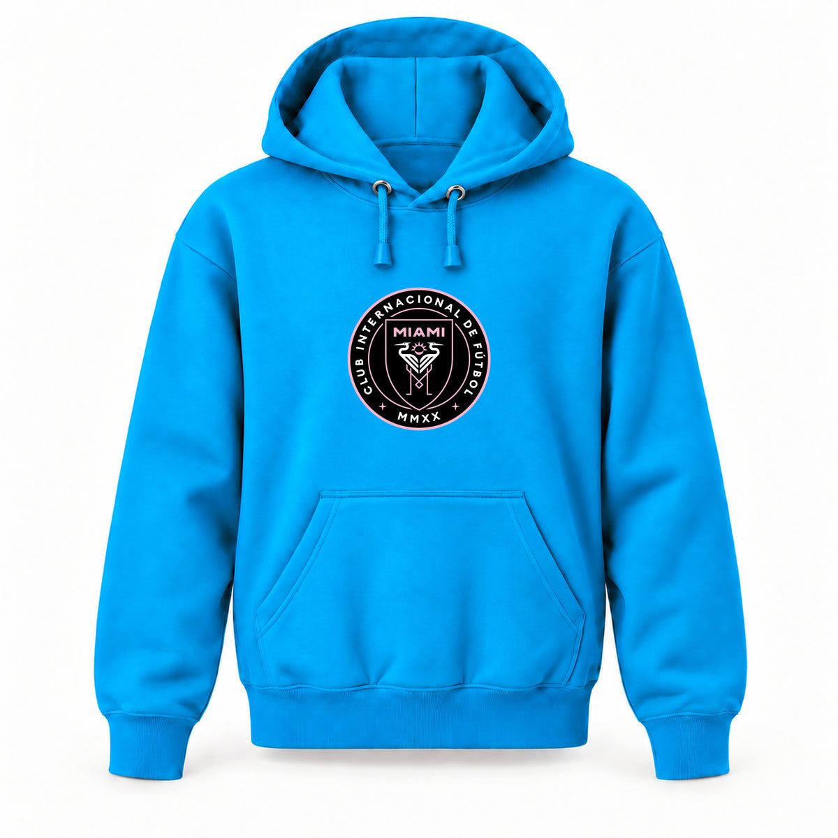 Inter Miami FC - Youth Large Hoodie (Ages 10–12) | Color: Turquoise