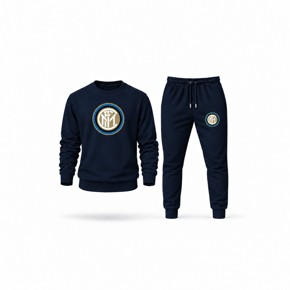 Men's Inter Milan  Soccer Sweatshirt Joggers Set | Color: Navy | Main