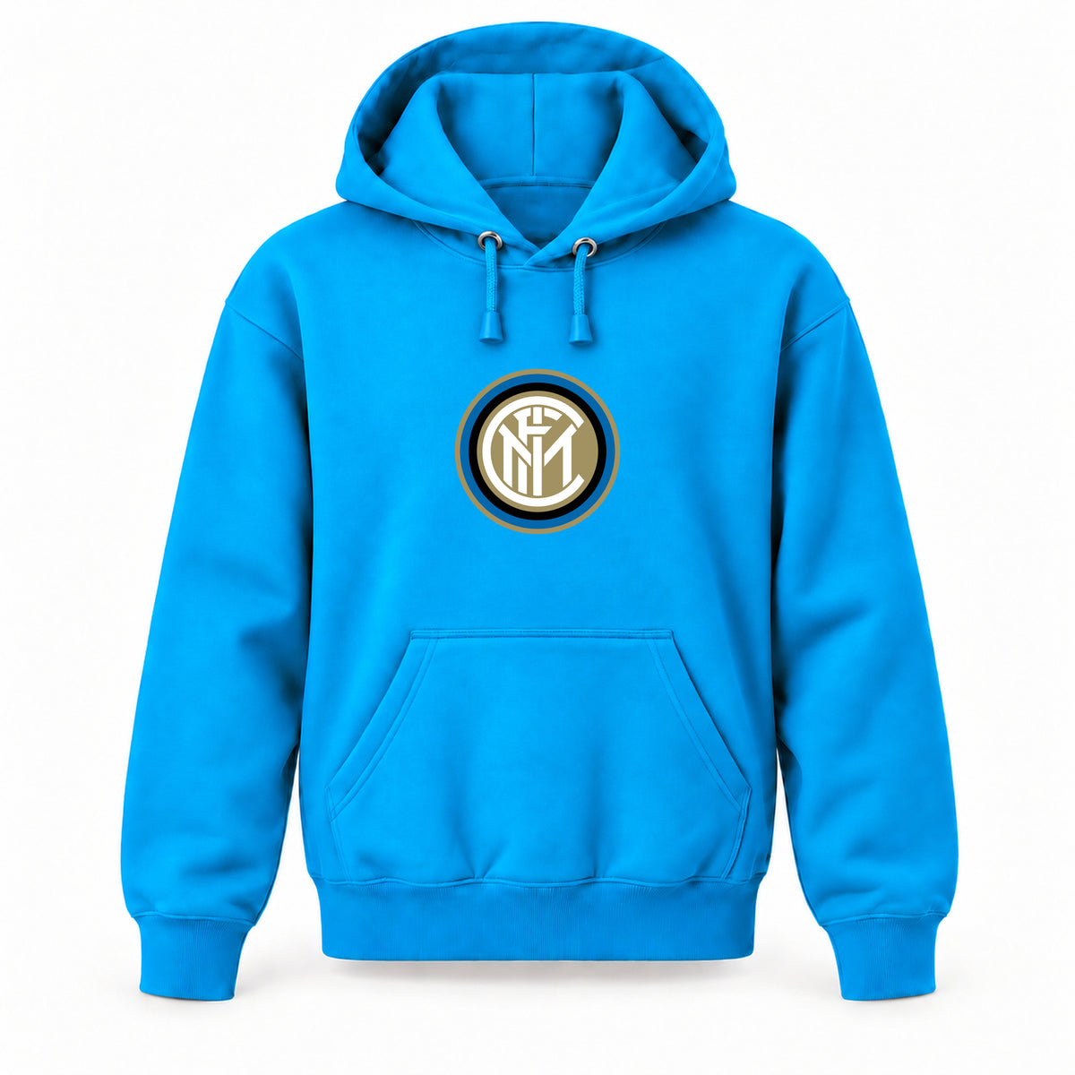 Inter Milan Soccer - Youth Large Hoodie (Ages 10–12) | Color: Turquoise