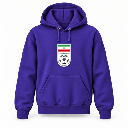 Iran National Soccer Team - Youth Large Hoodie (Ages 10–12) | Color: Purple