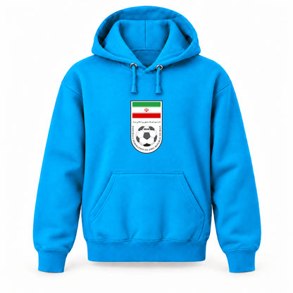 Iran National Soccer Team - Youth Large Hoodie (Ages 10–12) | Color: Turquoise